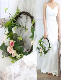 Jonnafe Artificial Flower Greenery Bouquets Wedding Accessoires Decoratie Bridal Hand Tied Bouquet3716706