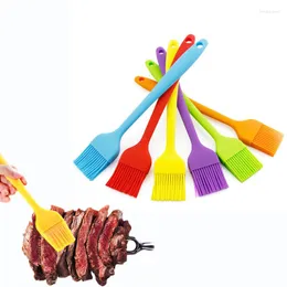 Geschirr-Sets, Silikon, zum Backen, Bolosy, BBQ-Grillbürste, bunt, ungiftig, Outdoor-Grill, Küchenutensilien, hitzebeständig, 2 Stück