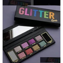 Lidschatten-Lidschatten-Palette, Make-up, Glitzerbombe, professionell, 10 Farben, schimmernd, matt, Schönheit, Diamant, glänzend, Tropfenlieferung, Gesundheit, Augen, Dhcaj