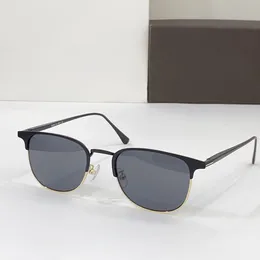 0851 Matt Black Metal Square Sonnenbrille für Männer Gafas de Sol Designer Sonnenbrille UV400 Brillen mit Kiste