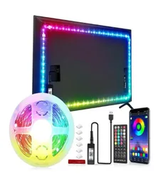 Strisce lampada a strisce a led smart a infrarossi telecomando RGB Light Band Household TV Forniture per campeggio per esterni 23676222