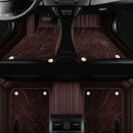 Carpets Genuine Leather Car Floor Mats For Audi A3 8P 2008-2013 Alfombrillas Coche Tapis De Sol Voiture Tapetes Para Carro Accessories R230307