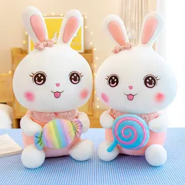 Härlig kanin kanin påsk plysch leksak fyllda djur mjuka leksaker till salu grossist