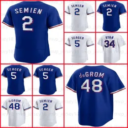 5 Corey Seager Baseball Jersey 34 Nolan Ryan Marcus Semien Brad Miller Texas Yerry Rodriguez Jon Grey Adolis Garcia Mark Mathias Nathaniel Lowe Maglie Uomo 53