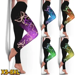 Women's Leggings Print For Fitness Jeggings Skinny Workout Gym High Waist Sport Pants Running DropWomen's