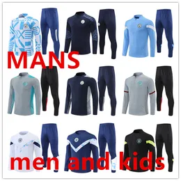 22 23 TRACKSAIT MANS UTDS Jerseys de futebol Sancho Mans Manchesters Fãs de Treinamento de Futebol Martial B. Fernandes Maillot Foot Suit