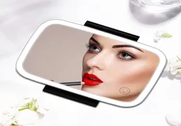 Mirrors Car Sun Visor Mirror With LED Light Makeup SunShading Cosmetic Adjustable Vanity Clip Touch Screen Make Up6955745