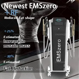 2023 4 처리 EMS RF 슬리밍 머신 15 Tesla Emslim 근육 토닝 바디 컨투어링 머신 5000W 200Hz