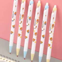 Gel Pens 2 Pcslot لطيف Rilakkuma Bear Bear Arasable Ink Gel Pen School School Supply Supplyery Cute Gel Gels Gower J230306