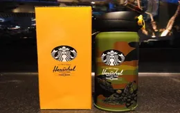 Novo estilo Starbucks Thermos Drinkware Copo A vácuo frascos de aço inoxidável caneca de caneca de café em aço inoxidável garrafa 6720119