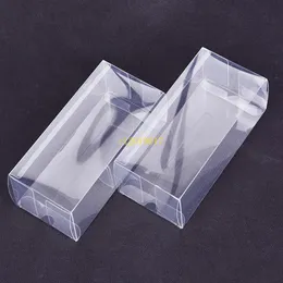 Opakowanie prezentów 200pcs/partia duże prostokątne plastikowe przezroczyste pudełko/przezroczysty pudełko PCV Pudełko Próbka/prezent/rzemiosło Pudełka z upuszczeniem dostawy DHPQM