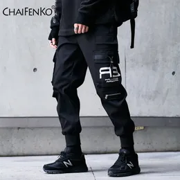 Mens Pants Chaifenko Hip Hop Kargo Erkekler Moda Harajuku Harem Pant Siyah Street Giyim Joggers Swearpant Multiplok Locokact 230307