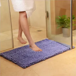 Goedkope 10 kleuren badmat voor keuken toliet super zachte niet-slip badkamer tapijt absorberend 38 58 cm badkleed slaapkamer tapijt rechthoek c317k