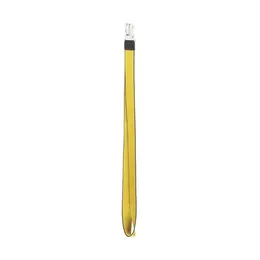 52 cm żółtego nylonowego paska przemysłowego smyczy przemysłowa seria breloków projektant marki marki Rzeźbione logo stop alloy Mężczyźni i kobiety moda D250G