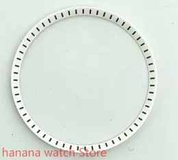 Wristwatches Watch Case Parts Chapter Ring Fit For SKX009 SKX Model NH35/NH36 Men&#39;s White 31.2mm 28mm 1.6mm