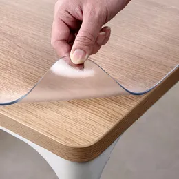 테이블 천 부드러운 유리 PVC 매트 투명한 맞춤 사각형 사각형 사각형 원형 타원형 주방 오일 클로스 방수 커버 2mm