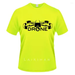 Men's T Shirts Est For Guys O-Neck Short Sleeve Regular Mens Top Quality Men Drone Racing UAV Hip-Hop Black Tee Shirt
