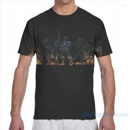 Camisetas masculinas ° Final Fantasy Tactics Neon Logo Men camise