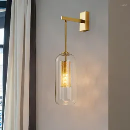 벽 램프 현대 크리스탈 빈티지 골동품 욕실 조명 한국 방 장식 펜 테드이라 카마림 캔들 램프 라이트 레트로