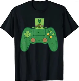 Męskie koszulki T-koszulki Irish Gamer Boys St Patricks Day Men T-shirt