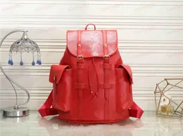 Модные рюкзаки роскошные дизайнер высококачественные сумки с двойным плечом Студенты из тиснений цветов