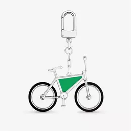 Projektanta trend mennica zielony rower Klucz Klucz Wysokiej jakości luksusowa marka metalowa torba rowerowa dekoracja wisiorka na brechy para prezentów key252W