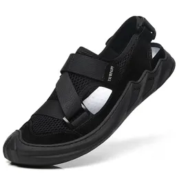 Sandálias masculinas sandalias sandalsslippers sandale piel romano hombre playa masculino sandel verano segurança ao ar livre sandalle cuero para sapatos esportivos