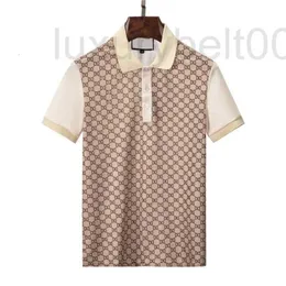 Herrpolos designer ss våren lyx Italien män t-shirt skjortor high street broderi små hästtryck kläder mens varumärke skjorta i0yy