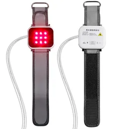 650nm Laser 9-håls hälsa och säkerhet All-Laser High Standard Semiconductor leder djup vävnadslaser Irrotiator Treatment Wrist USB Watch