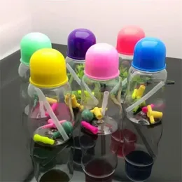 Hookahs new Europe and Americaglass pipe bubbler smoking pipe water Glass bong Color acrylic milk bottle and water bottle