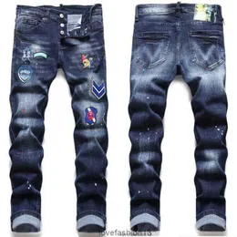 Män damer jeans svarta jeans män mode smal fit tvättade motocykel denim byxor panelerade hiphop byxor