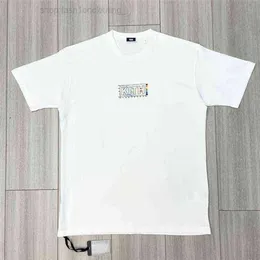 قميصات القمصان للرجال مصمم العلامة التجارية T Shirt للنساء نساء عالية الجودة كبيرة الحجم الكبير Kith Short Sleeve مربع 66886 3 Maqa