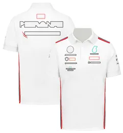 F1 Formuła 1 T-shirt z krótkim rękawem Fani ubrania drużynowego Ubrania Polo Ubrania 2023 Najnowszy model ubrań wyścigowych Casual Crew307K