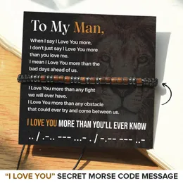 Очарование браслетов моему мужчине я люблю тебя браслет Morse Код