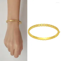 Bangle Bracciale da donna a portata di mano Moda Color oro Amante Modelli femminili Fibbia Marca Gioielli africani Dubai