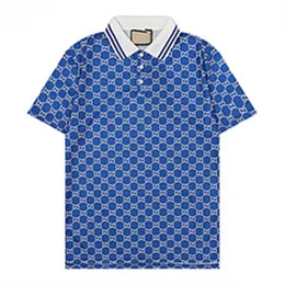 Designer Poloshirts Herren Luxus Polos Lässige Herren T-Shirt Snake Bee Letter Print Stickerei Mode High Street Man T-Shirt