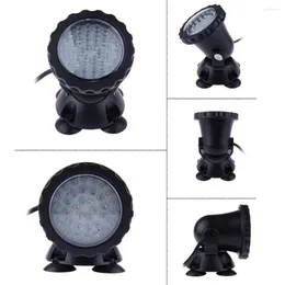 Chandeliers Multicolor RGB 36 LED Underwater Spot Light IP68 For Water Aquarium Garden Pond Fish Tank Lighting UK Plug