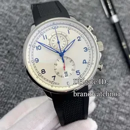 Erkekler Takip Erkek Swatch Portekizli Yat Kulübü VK Kuvars Kronograf 6 Kadran Erkekler Saat Erkekleri 45 5mm Saat Spor Watc2628