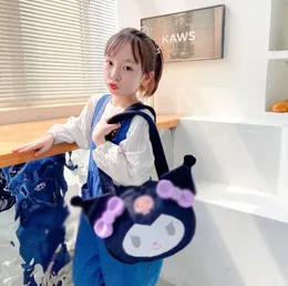 Plush Backpacks Kulomi Meletti plush cartoon bag, new girls large capacity one shoulder bag little devil everything hand female bag wholesale and retail