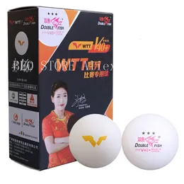 Table Tennis Balls Double Fish WTT 3 Star Official Original 3Star Ping Pong 230307