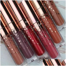 Lip Gloss New Makeup Brand Nabla Liquid Lipstick 10 Colors Star Lipgloss Lips Cosmetic Long Lasting Matte Llipstick Drop Delivery He Dh2R3