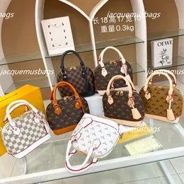 Borse da donna Alma Bb Designer Luxury Leather Lady Handbags Almabb Shell Purse Cosmetic Crossbody Chain Messenger Bag Totes busta portafoglio Borsa da spiaggia