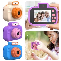 Leksakskameror Multifunktionella mikrokamera Toy Portable Toddler Camera med Lanyard Digital Video Camera USB -laddning för barnfestgåvor 230307