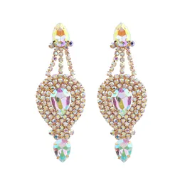 Ear Cuff Crystal Borrs Earring Big Drop Dangle Earrings for Women Jewelry Fashion Partys uttalande örhängen Tillbehör 230306