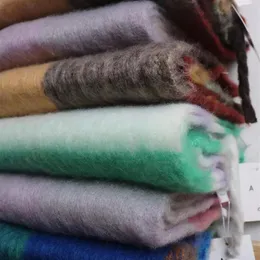 Marca de designer de lenço quente de inverno xale todo o lenço de algodão de cashmere puro 5 cores 200 36cm2111