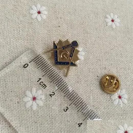 Pins Broschen 10pcs Blue Lodge Square und Kompass mit Sunburst Revers Pin für das Mason Mason Masonic Pins Badge Brosche Drop Delivery Jude DHKPN