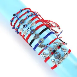 Men Women Handmade Blue Evil Eyes Bracelet Fashion Devil's Eye Charm Bracelets Gift Accessory In Bulk