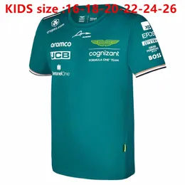 Aston Martin Aramco Cognizant F1 2023 Offizielles Fernando Alonso Team-Fahrer-T-Shirt – Kinder Aston Martin VETTEL STROLL F1 2022 Offizielles Team-Fahrer-T-Shirt Größe: 16–26