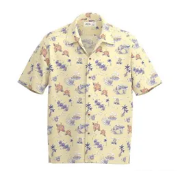 Camicie casual da uomo Summer Button Cartoon Pattern Hawaiian Cool Holiday per uomo Donna 3D All Over Printed 2023 Fashion Tops 230306