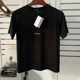 22SS męskie koszulki kolorowe litery drukuj marka męska koszulka z krótkim rękawem stroje od projektantów koszulka Homme wiosna O-Neck Tshirt rozmiar S-XXL